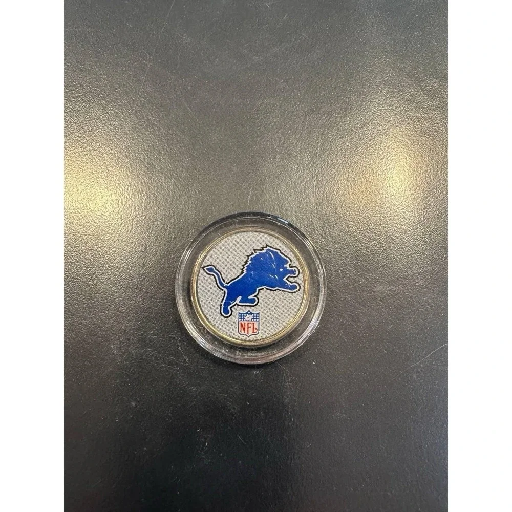 Michigan State Quarter 2004‎ & Detroit Lions NFL Custom Coin in Case